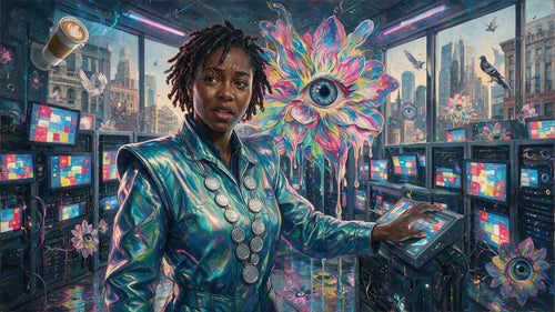 The Woman Who Is the Human in the Loop, NEW YORKERS NO. 5491 by MLow, KEYSTONE 111