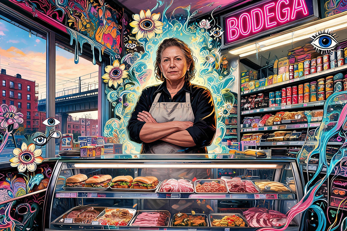 The Bodega Matriarch, NEW YORKERS NO. 0001 by MLow, KEYSTONE 111