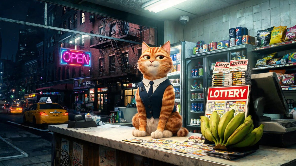 Bodega Cat, NEW YORKERS NO. 0550 by MLow, KEYSTONE 111