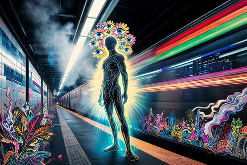 The Subway Spirit, NEW YORKERS NO. 0003 by MLow, KEYSTONE 111