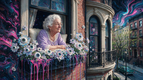 The Window Watcher, NEW YORKERS NO. 0942 by MLow, KEYSTONE 111