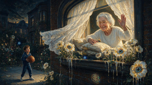 The Window Watcher's Wave, NEW YORKERS NO. 1713 by MLow, KEYSTONE 111