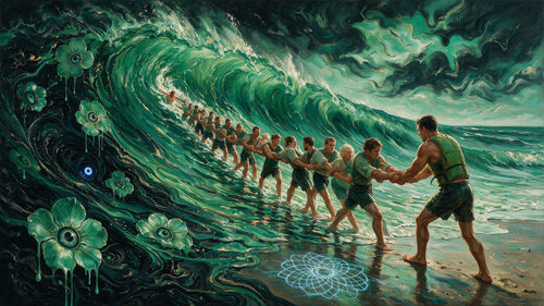 The Human Chain, NEW YORKERS NO. 1939 by MLow, KEYSTONE 111