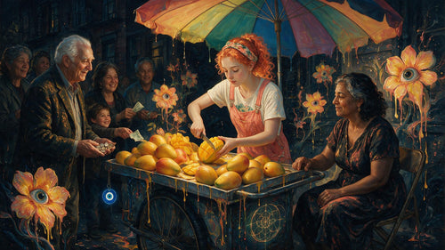 The Mango Lady's Daughter, NEW YORKERS NO. 1727 by MLow, KEYSTONE 111