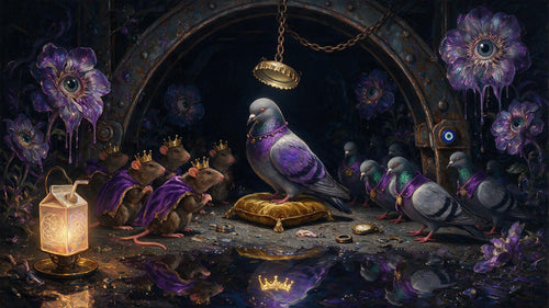 The Squab's Coronation, NEW YORKERS NO. 2269 by MLow, KEYSTONE 111