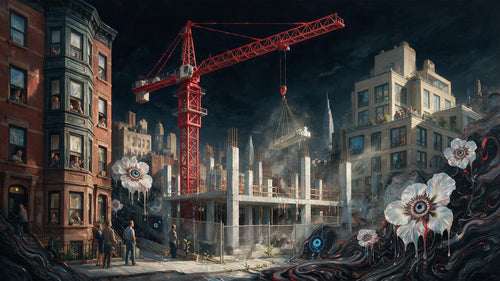 The Unfinished Block, NEW YORKERS NO. 2665 by MLow, KEYSTONE 111