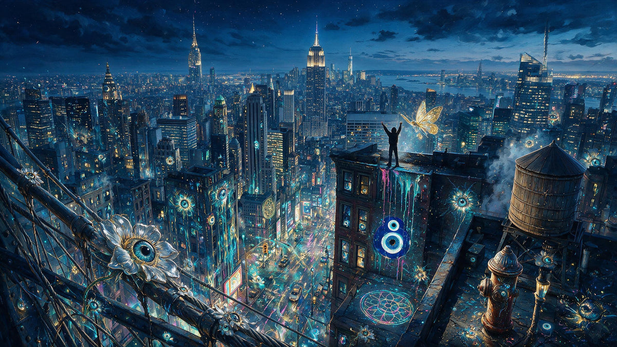 The First Blink of the Grid, NEW YORKERS NO. 3500 by MLow, KEYSTONE 111