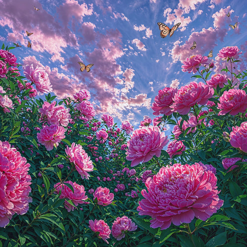 fLOWers For My Girl, AI-generative collage flower artwork from MLow's fLOWers series, hand-finished fine art print
